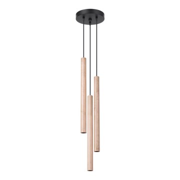 Подвесная люстра PASTELO 3xG9/8W/230V бук