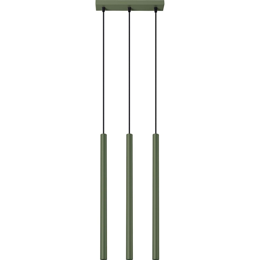 Подвесная люстра PASTELO 3xG9/8W/230V зеленый
