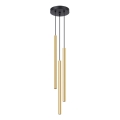 Подвесная люстра PASTELO 3xG9/8W/230V золотистый