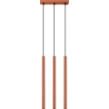 Подвесная люстра PASTELO 3xG9/8W/230V красный