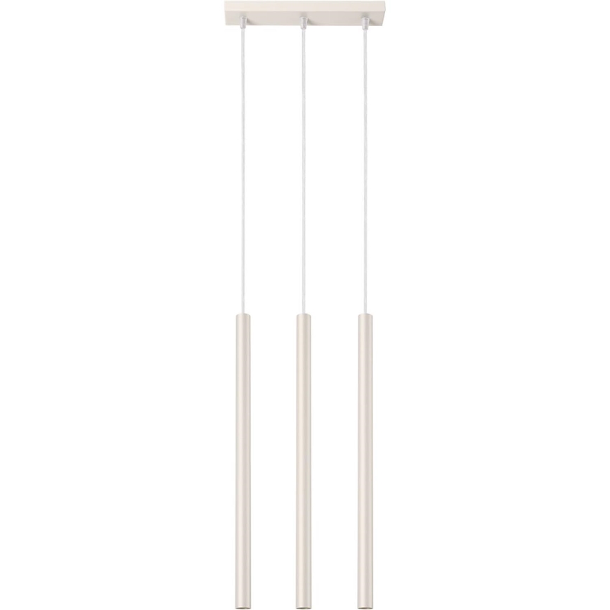 Подвесная люстра PASTELO 3xG9/8W/230V кремовый
