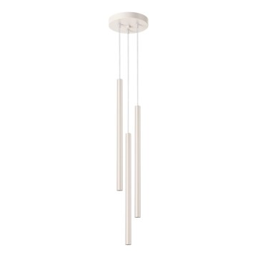 Подвесная люстра PASTELO 3xG9/8W/230V кремовый