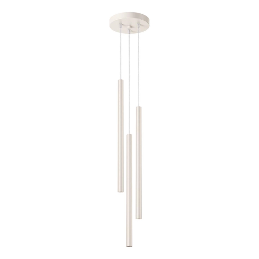 Подвесная люстра PASTELO 3xG9/8W/230V кремовый