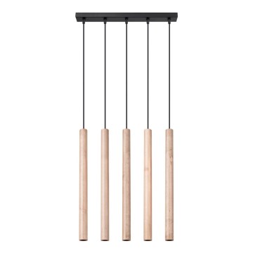 Подвесная люстра PASTELO 5xG9/8W/230V бук