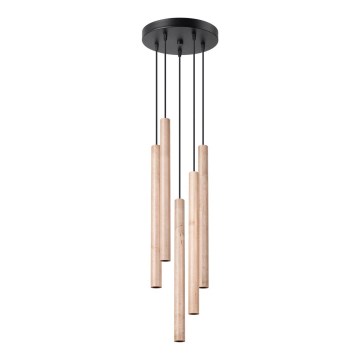 Подвесная люстра PASTELO 5xG9/8W/230V бук