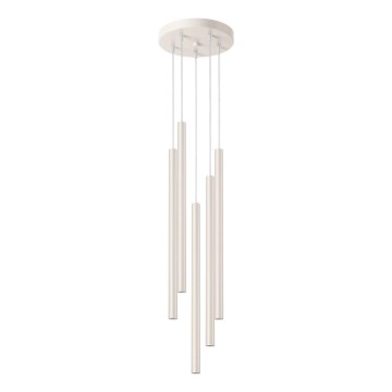 Подвесная люстра PASTELO 5xG9/8W/230V кремовый