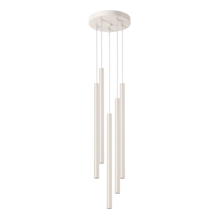 Подвесная люстра PASTELO 5xG9/8W/230V кремовый