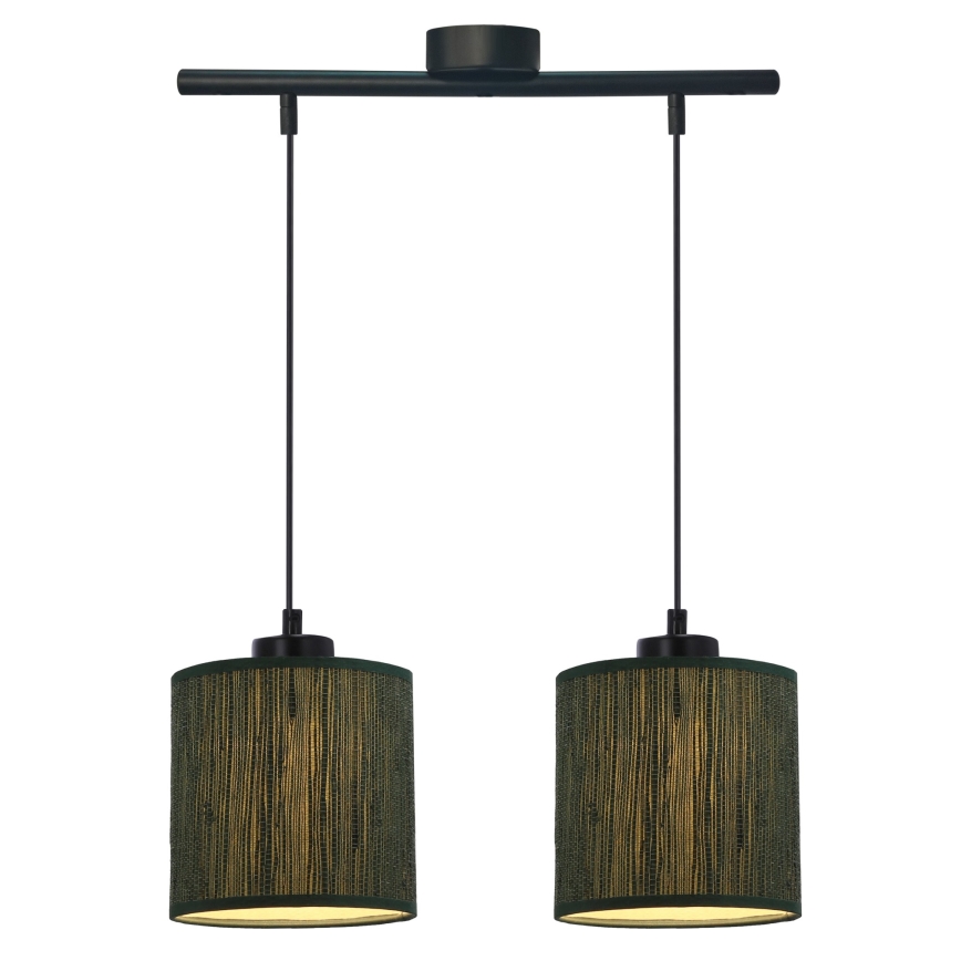 Подвесная люстра PATTI 2xE27/60W/230V зеленый