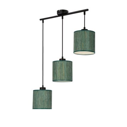 Подвесная люстра PATTI 3xE27/60W/230V зеленый