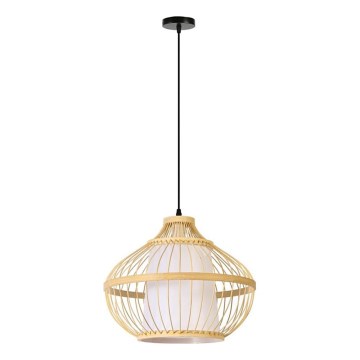 Подвесная люстра PINCHOS 1xE27/40W/230V диаметр 40 см бамбук
