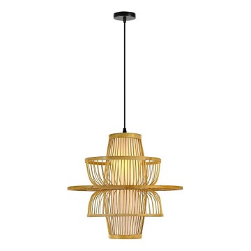 Подвесная люстра PINCHOS 1xE27/40W/230V диаметр 45 см бамбук