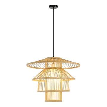 Подвесная люстра PINCHOS 1xE27/40W/230V диаметр 50 см бамбук