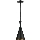 Подвесная люстра PINIO 1xE27/60W/230V диаметр 19 см черный