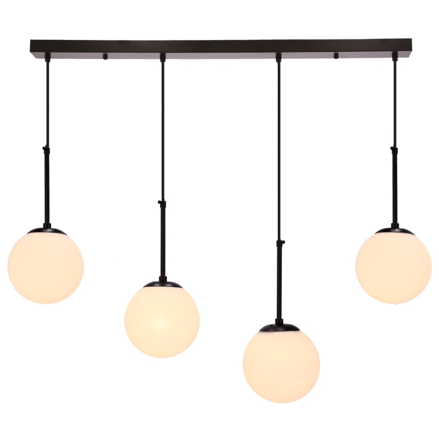 Подвесная люстра POMPEI 4xE27/40W/230V черный
