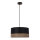 Подвесная люстра PORTO 1xE27/60W/230V черный/коричневый