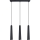 Подвесная люстра PRYSM 3xG9/8W/230V черный