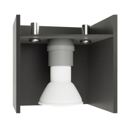 Подвесная люстра QUAD 1 1xGU10/40W/230V черная