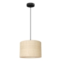 Подвесная люстра RATTAN 1xE27/60W/230V диаметр 25 см ротанг
