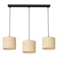 Подвесная люстра RATTAN 3xE27/60W/230V ротанг