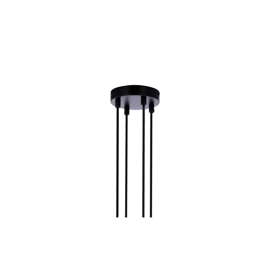 Подвесная люстра RENO 4xE27/40W/230V черный/коричневый