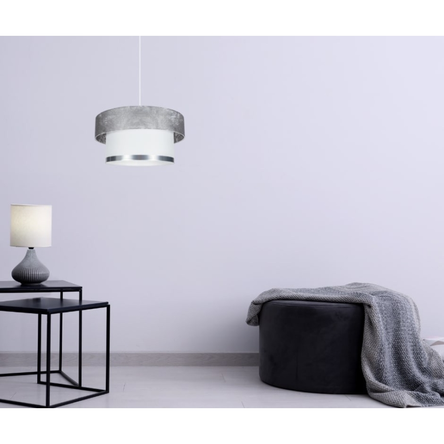 Подвесная люстра RESSA 1xE27/60W/230V серебристый