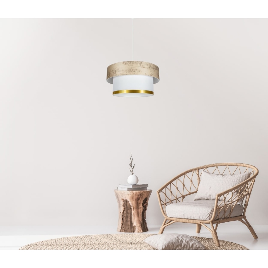 Подвесная люстра RESSA 1xE27/60W/230V золотистый