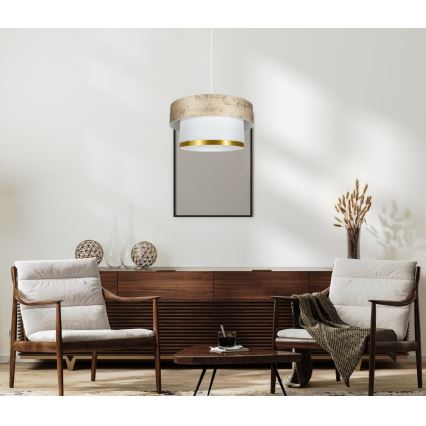 Подвесная люстра RESSA 1xE27/60W/230V золотистый