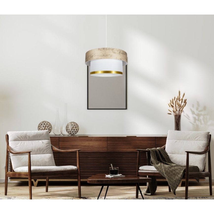 Подвесная люстра RESSA 1xE27/60W/230V золотистый