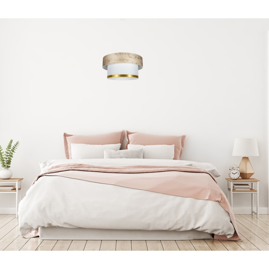 Подвесная люстра RESSA 1xE27/60W/230V золотистый