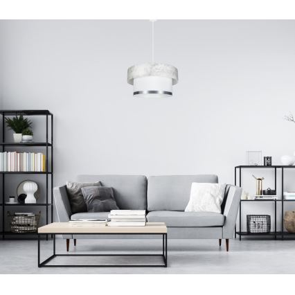 Подвесная люстра RESSA 1xE27/60W/230V кремовый