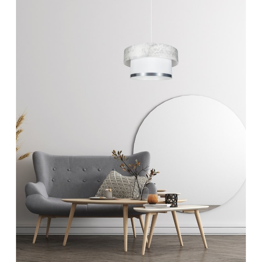 Подвесная люстра RESSA 1xE27/60W/230V кремовый