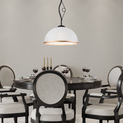 Подвесная люстра RETRO 1xE27/60W/230V черная