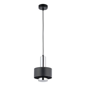 Подвесная люстра RIF LUX 1xGX53/12W/230V диаметр 15 см черный/блестящий хром