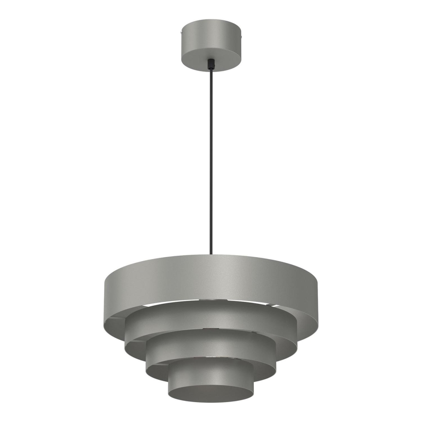 Подвесная люстра RINGS 1xE27/15W/230V серый