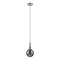 Подвесная люстра ROLLO 1xE14/5W/230V матовый хром/дымчатый