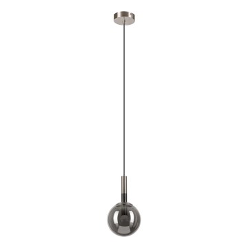 Подвесная люстра ROLLO 1xE14/5W/230V матовый хром/дымчатый