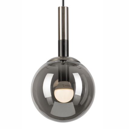 Подвесная люстра ROLLO 1xE14/5W/230V матовый хром/дымчатый