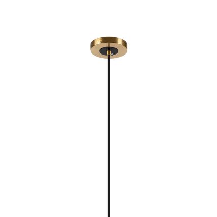 Подвесная люстра ROLLO 3xE14/5W/230V золотистый/дымчатый бежевый