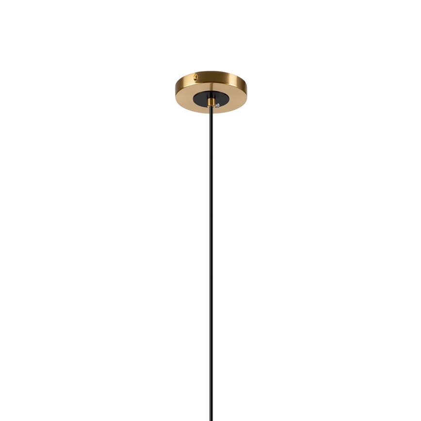 Подвесная люстра ROLLO 3xE14/5W/230V золотистый/дымчатый бежевый