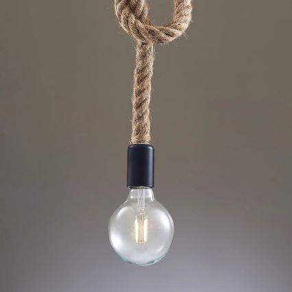 Подвесная люстра ROPE 1xE27/12W/230V