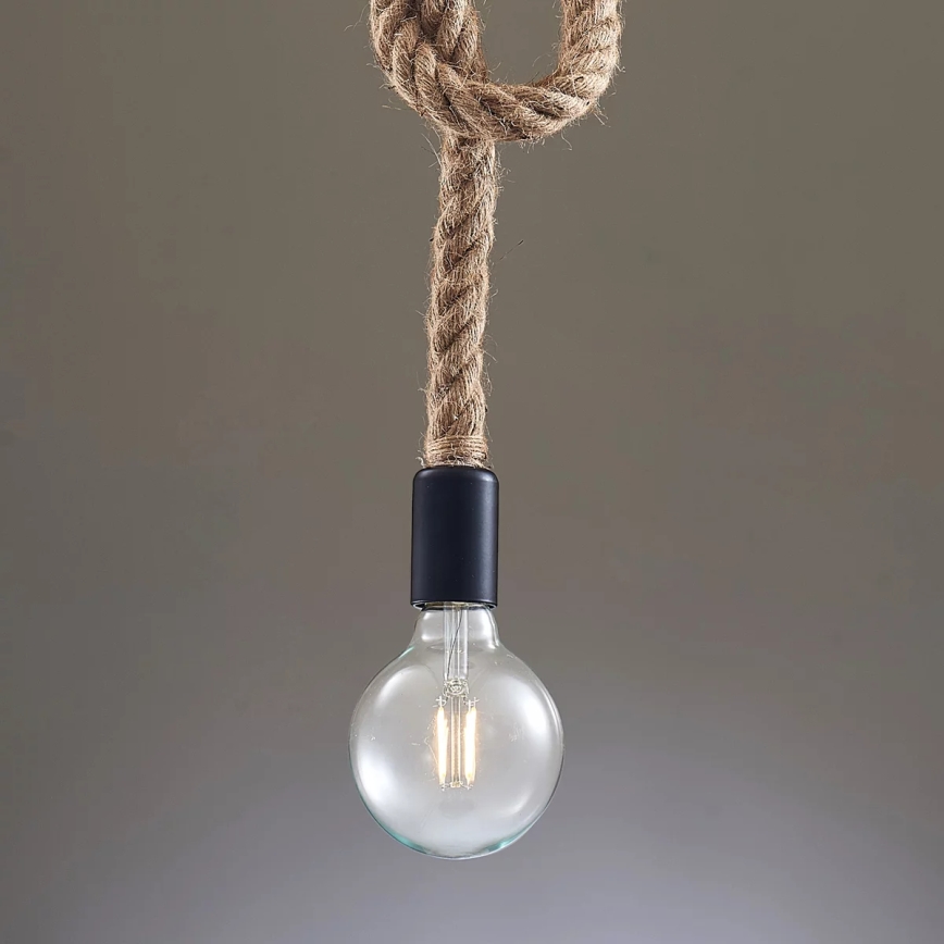 Подвесная люстра ROPE 1xE27/12W/230V