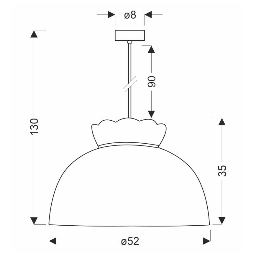 Подвесная люстра ROSSINI 1xE27/40W/230V