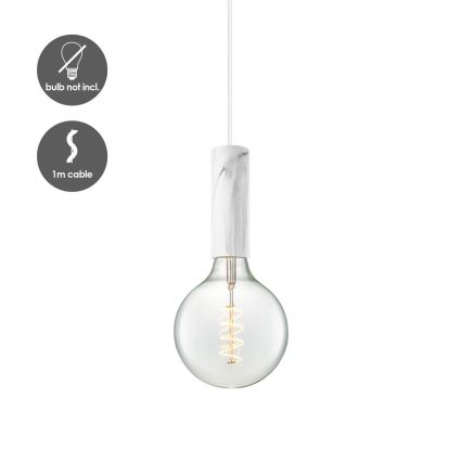 Подвесная люстра SAGA 1xE27/40W/230V мраморный