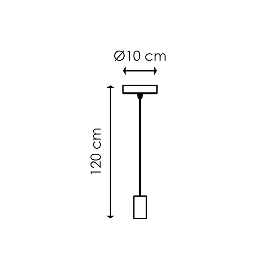 Подвесная люстра SAGA 1xE27/40W/230V мраморный