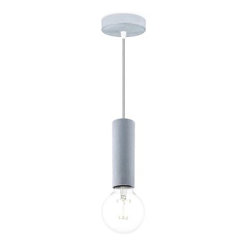 Подвесная люстра SAGA 1xE27/40W/230V серый