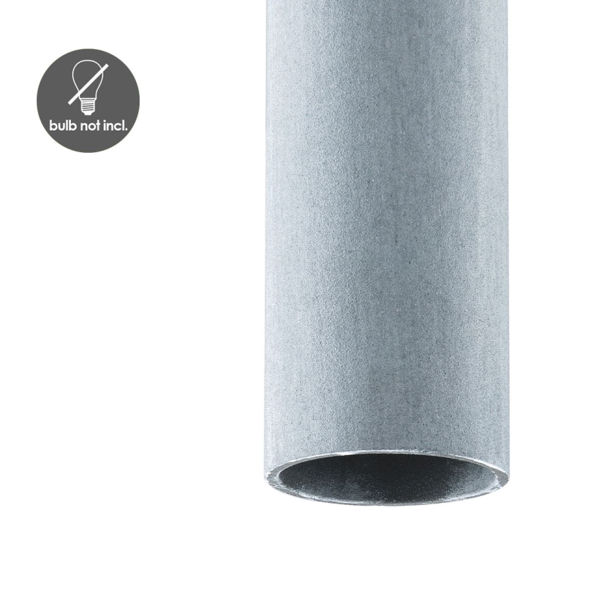 Подвесная люстра SAGA 1xE27/40W/230V серый
