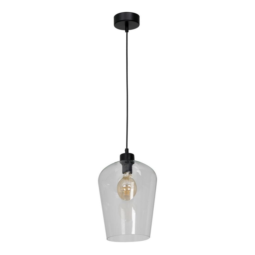 Подвесная люстра SANTIAGO 1xE27/60W/230V прозрачный