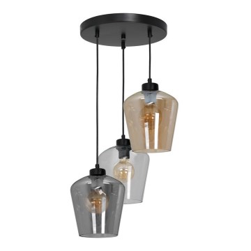Подвесная люстра SANTIAGO 3xE27/60W/230V микс