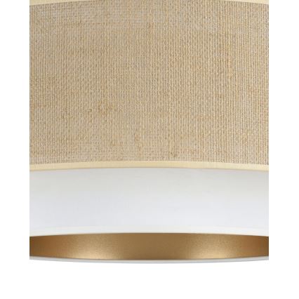 Подвесная люстра SARTA на шнуре 1xE27/60W/230V белая/джут