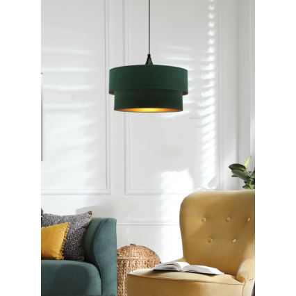 Подвесная люстра SCOPELLO 1xE27/60W/230V зеленый